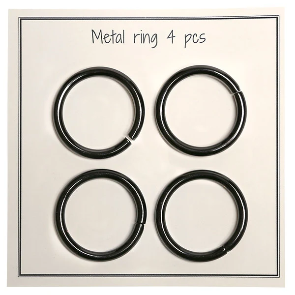 Go Handmade Metal O-ring, 4 stk, 28mm